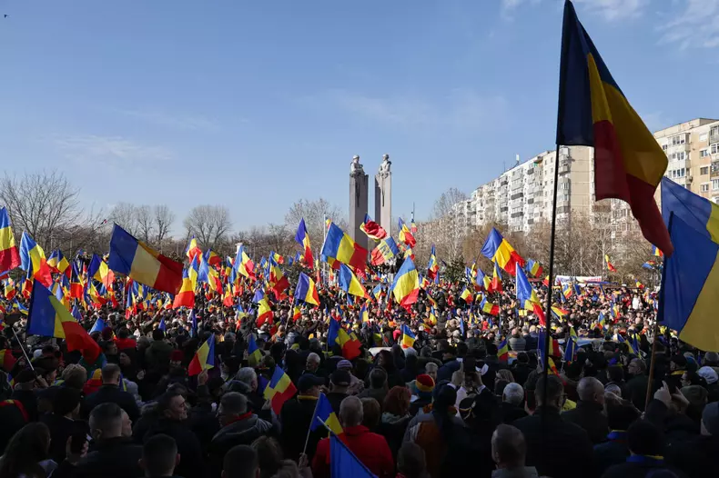 Protest Călin Georgescu, Mica Unire, 24 ianuarie 2025 - Foto Vlad Chirea12 - Copy