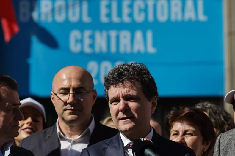 Nicușor Dan-depunere-candidatura-alegeri-prezidentiale- 7 martie 2025.  Foto Vlad Chirea/Libertatea