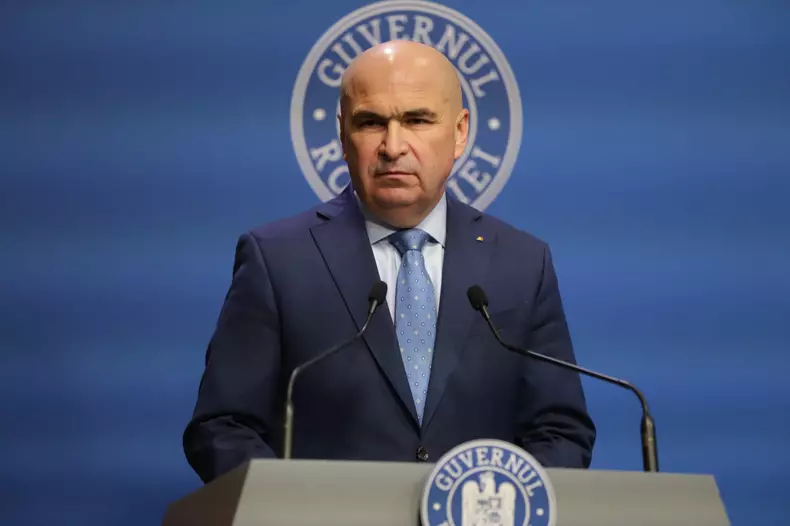 Cel de-al doilea pachet de măsuri fiscale a fost prezentat de premierul Ilie Bolojan. Foto Dumitru Angelescu