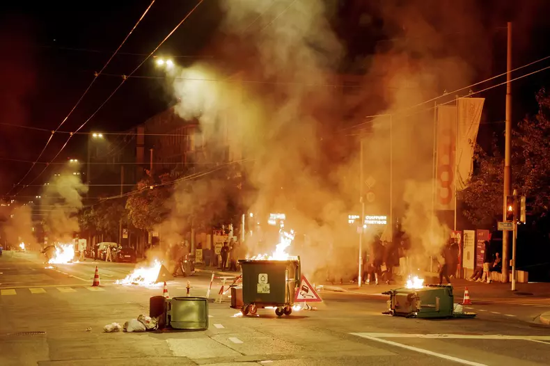 Switzerland Riots Minor Death