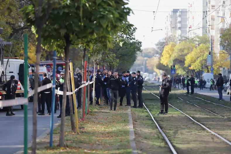 Imagine de la locul dezastrului. Foto: Dumitru Angelescu / Libertatea