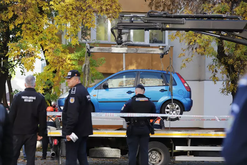 Imagine de la locul dezastrului. Foto: Dumitru Angelescu / Libertatea