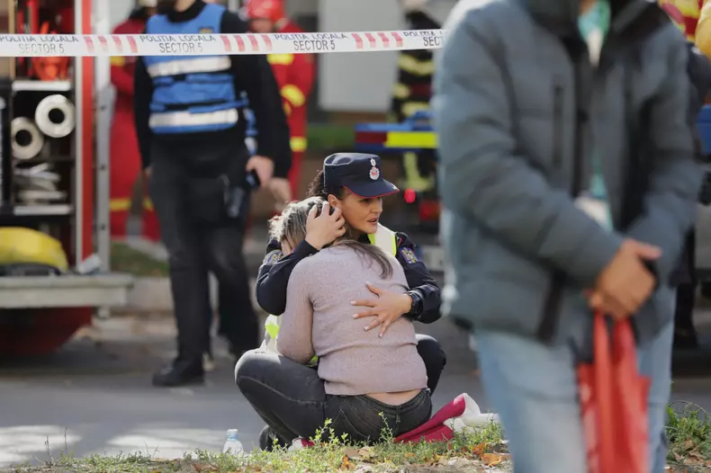 Imagine de la locul dezastrului. Foto: Dumitru Angelescu / Libertatea