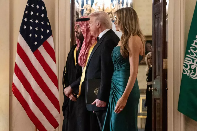 Donald Trump și Melania cină prinț saudit