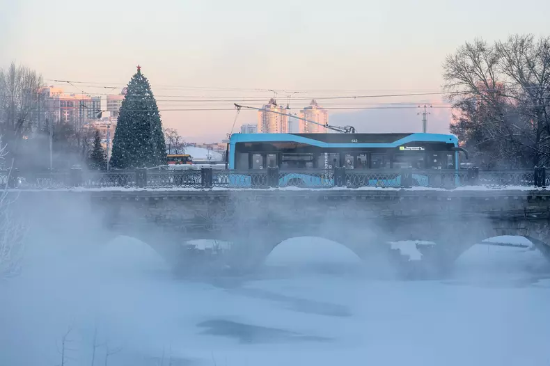 Daytime Temperatures Dip Below -24 C In Yekaterinburg