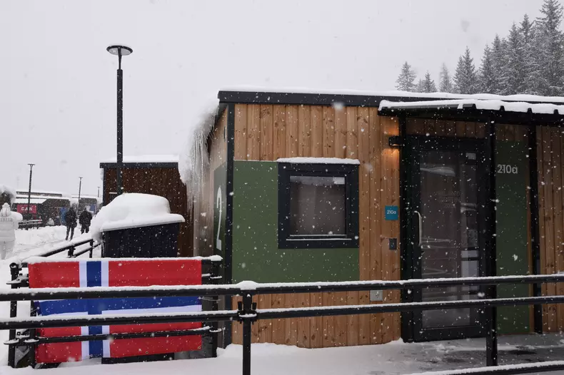 Fiames Olympic Village Amenities, Cortina D'Ampezzo, Italy- 03 Feb 2026