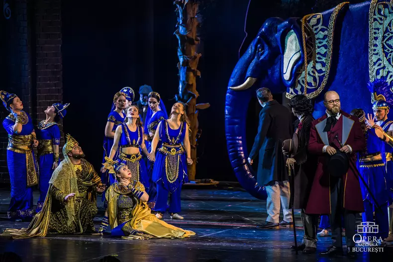 Soprana Irina Baiant - scena din hannibal 8 - Fantoma de la Opera