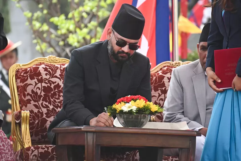 Balendra Shah Takes Oath As Youngest Prime Minister Of Nepal, Kathmandu - 27 Mar 2026
