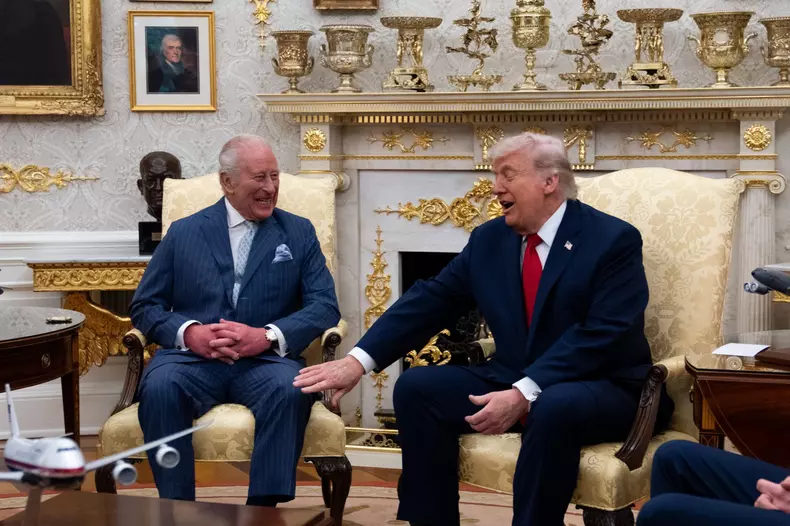 Trumps Welcome King Charles III and Queen Camilla
