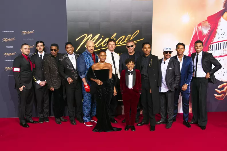 Prince Jackson, Bigi Jackson, Jackie Jackson, Jermaine Jackson, KeiLyn Durrel Jones, Nia Long, Miles Teller, Juliano Valdi, Graham King, Jaafar Jackson, Marlon Jackson