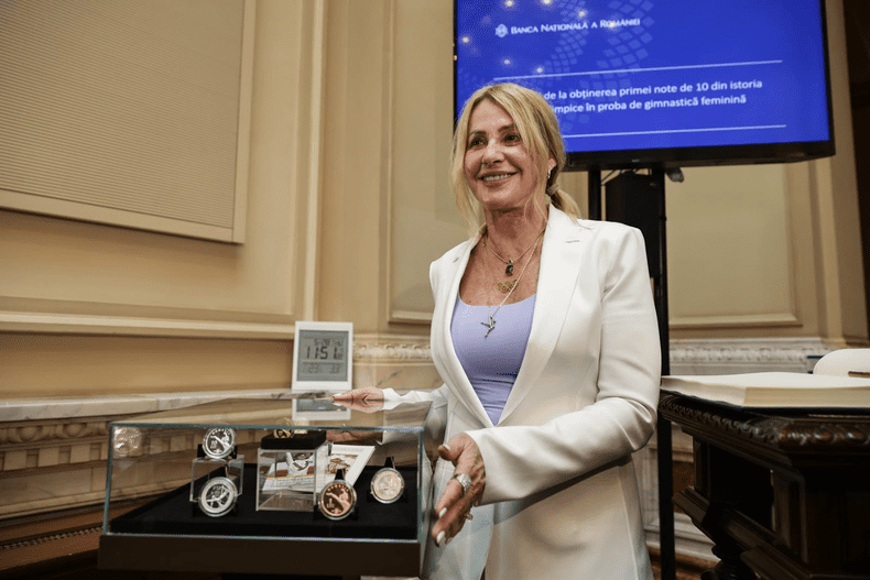 Emisiune numismatică dedicată Nadiei Comăneci. Foto Vlad Chirea (2)