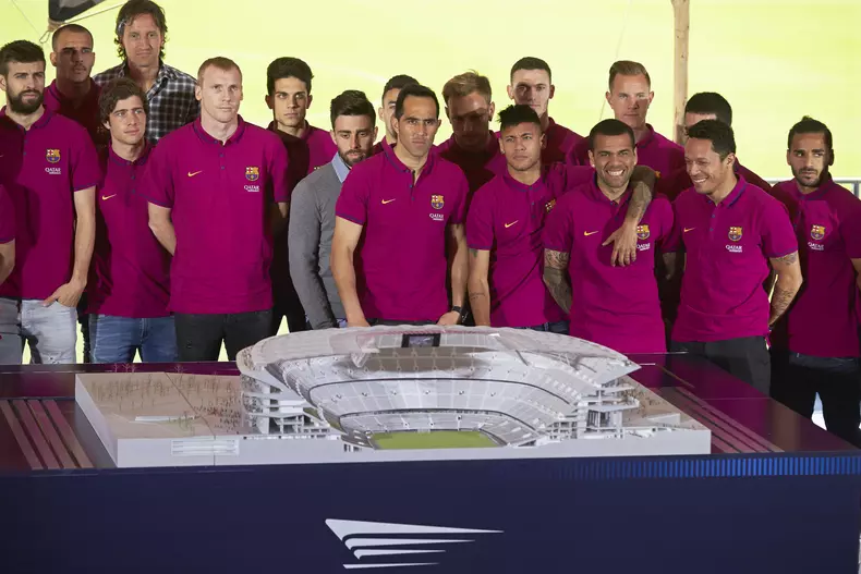 Presentation of new FC Barcelona stadium