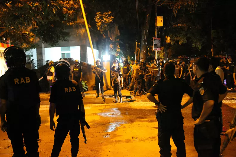 Gunmen storm and take hostages in Dhaka