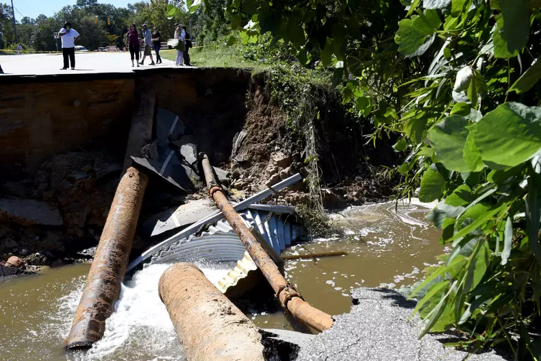 Carolina de Nord, dupa trecerea uraganului Matthew