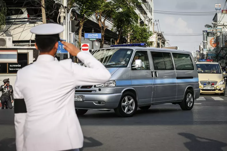 Funeralii naționale în Thailanda, după moartea regelui Bhumibol