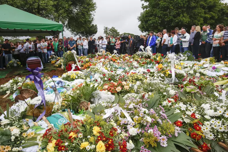 Funeral of the Chapecoense's President Sandro Luiz Pallaoro