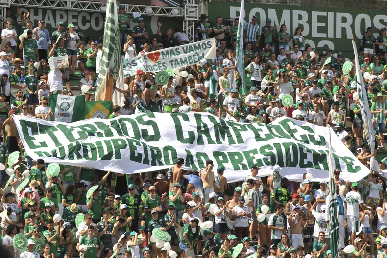 Friendly match between Chapecoense and Palmeiras
