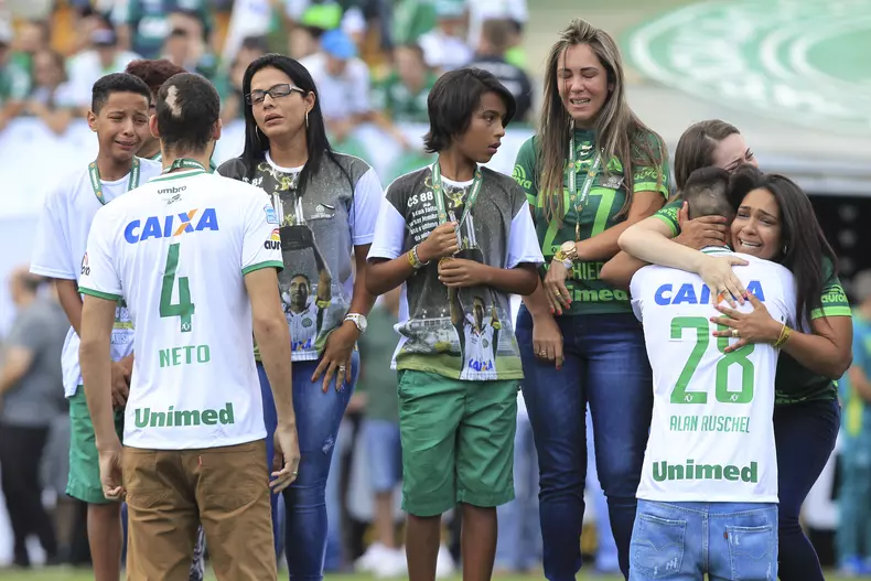 Friendly match between Chapecoense and Palmeiras