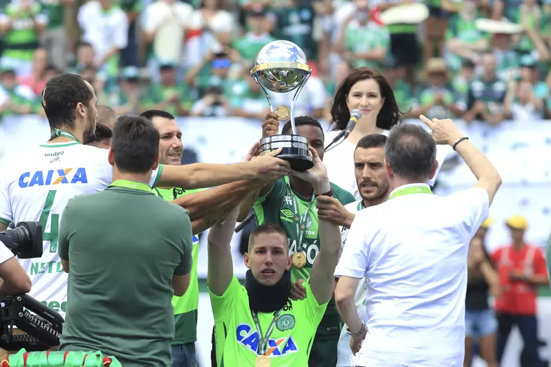 Friendly match between Chapecoense and Palmeiras