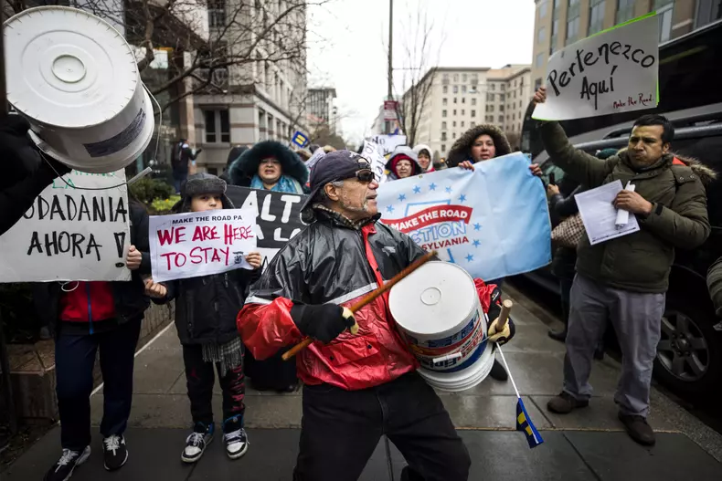 O săptămână de proteste anti-Trump, la Washington
