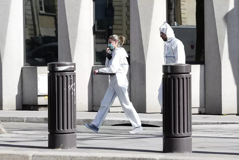 Explozie la sediul FMI din Paris, Franța