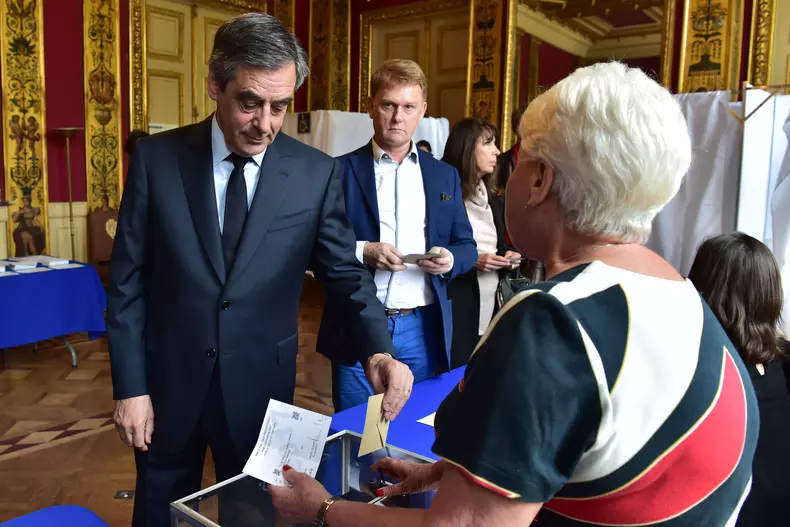 Francois Fillon a votat în primul tur al alegerilor prezidențiale