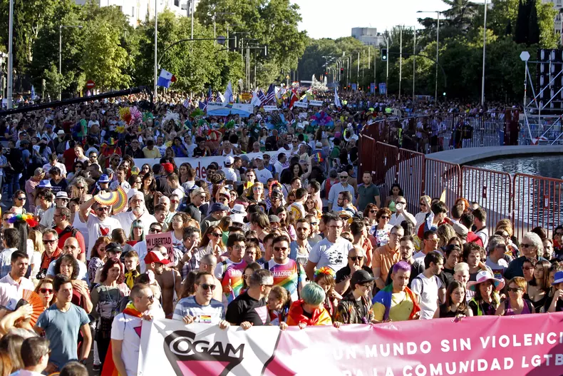 cel mai mare marș gay în Madrid