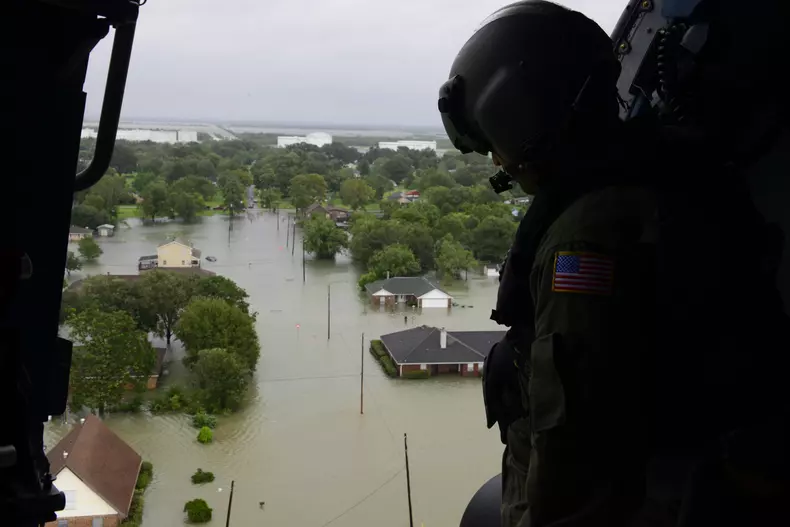 Coast Guard conducts search and rescue in response to Hurricane Harvey
