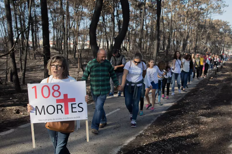 Proteste în Portugalia în urma incendiilor devastatoare