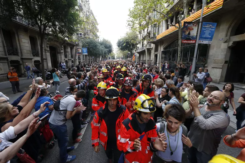 grevă în Catalonia