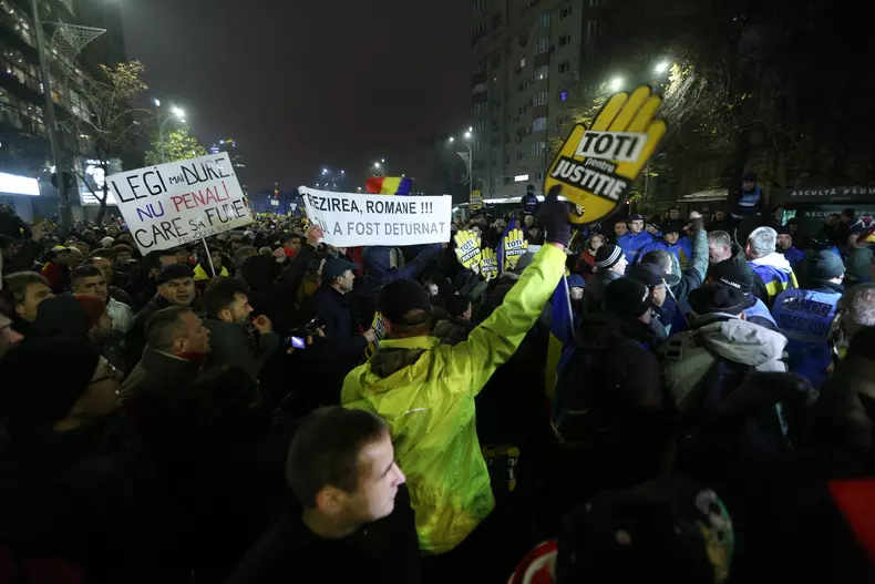 reacție din PSD la protestele din București și din țară