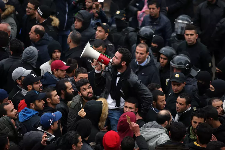 proteste Tunisia