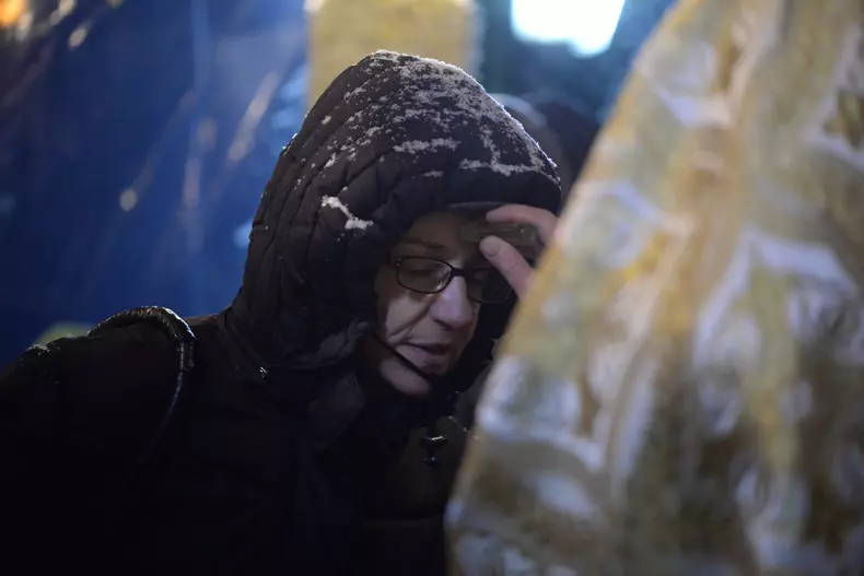 Pelerinaj în Capitală. Icoană făcătoare de minuni, adusă de la Muntele Athos