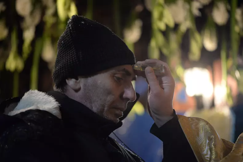 Pelerinaj în Capitală. Icoană făcătoare de minuni, adusă de la Muntele Athos
