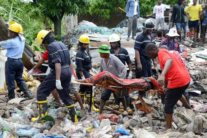 12 people dead in garbage dump collapse in Mozambique