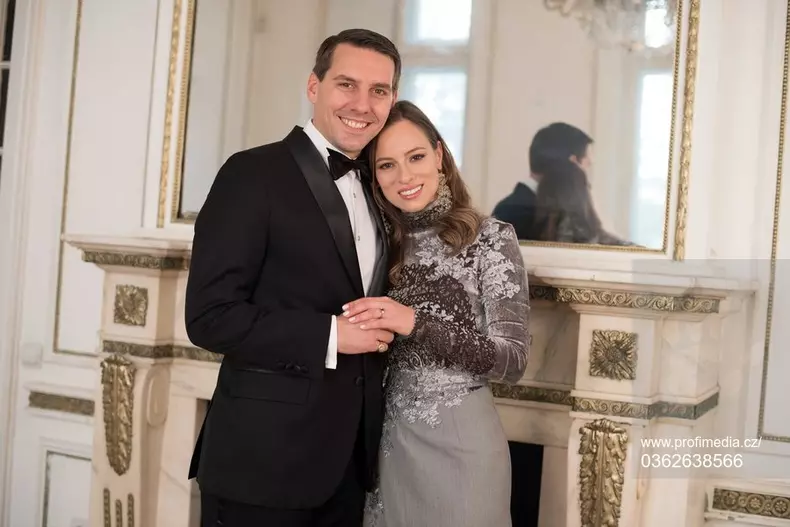 Photoshoot of Prince Nicholas of Romania and Alina Binder