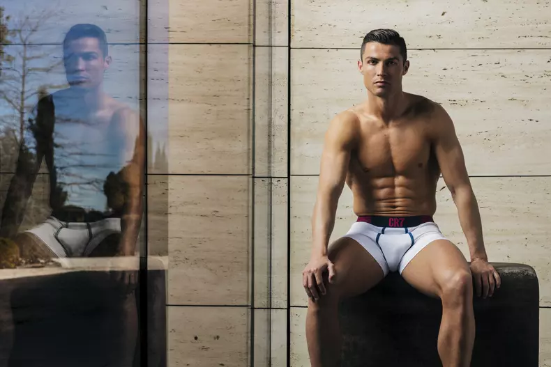 Cristiano Ronaldo is the full package as he strips down for CR7 underwear campaign