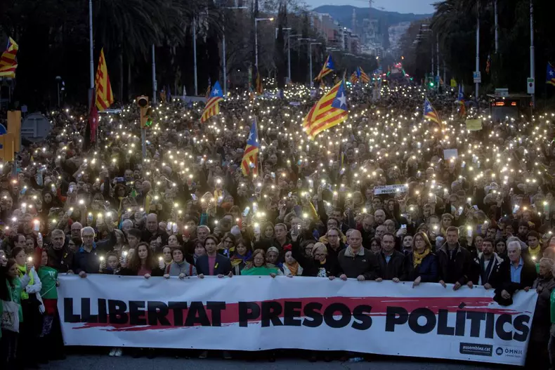 Protests against imprisonment of Carles Puigdemont