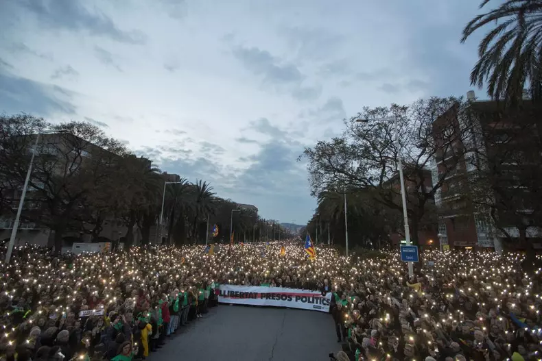 Protests against imprisonment of Carles Puigdemont