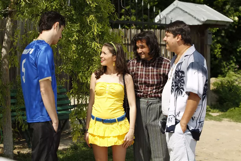 Anca Dumitra, Costi Dita, Mihai Rait si Mihai Bobonete in Las Fierbinti