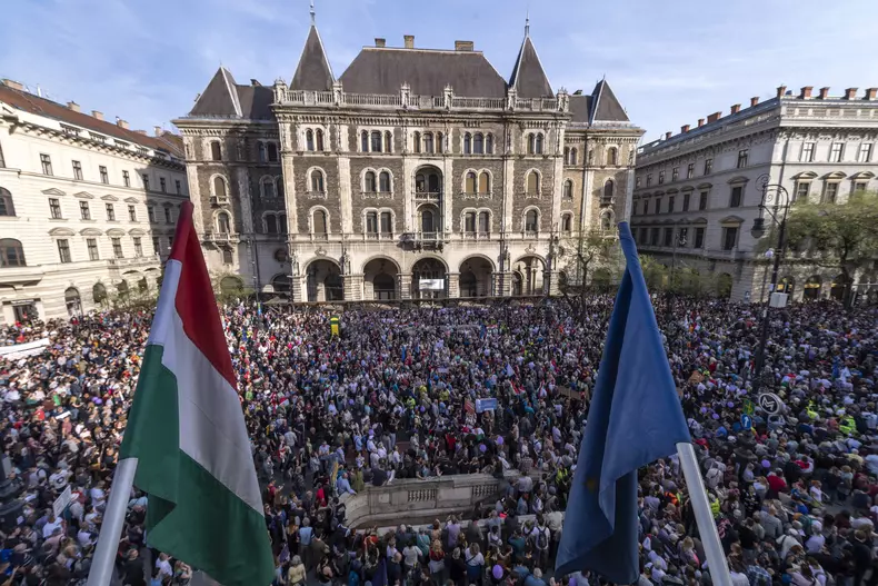 proteste în Ungaria
