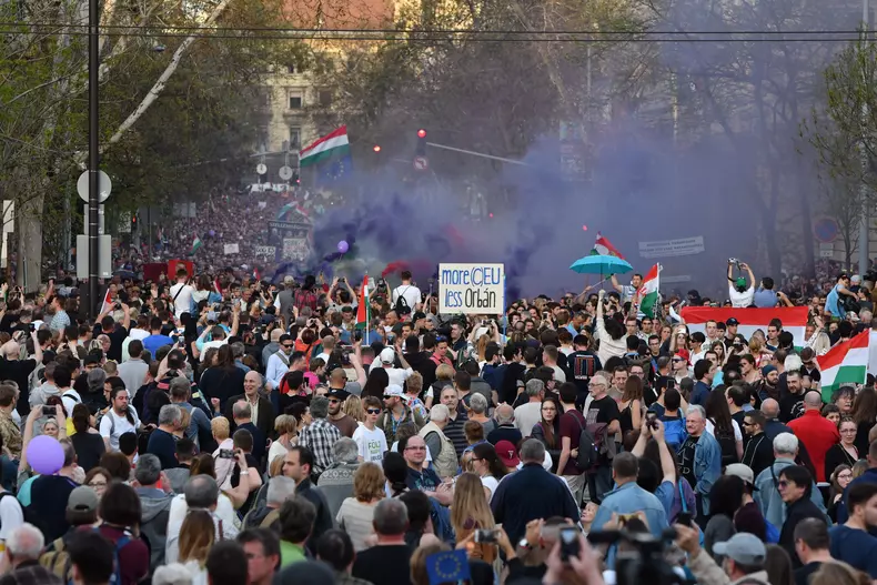 proteste în Ungaria