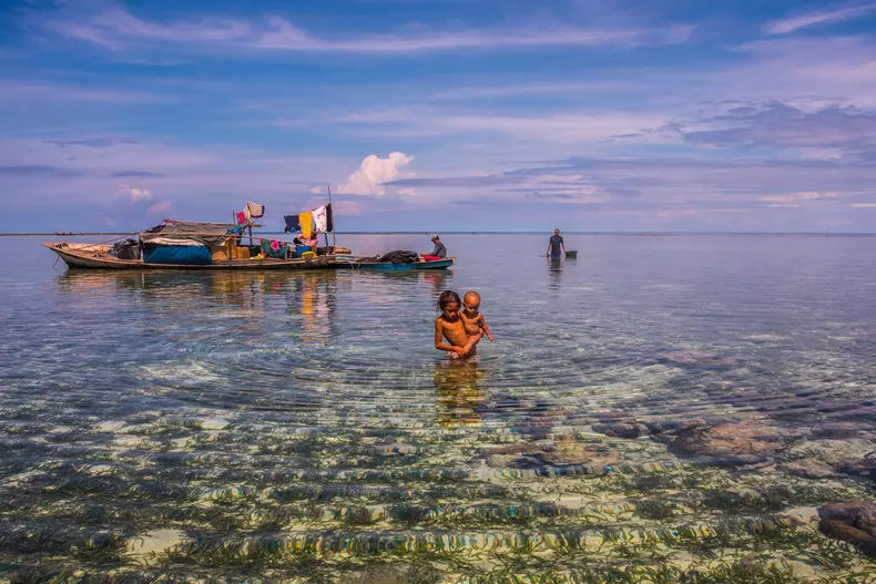 Populația Bajau (sursa northfoto)