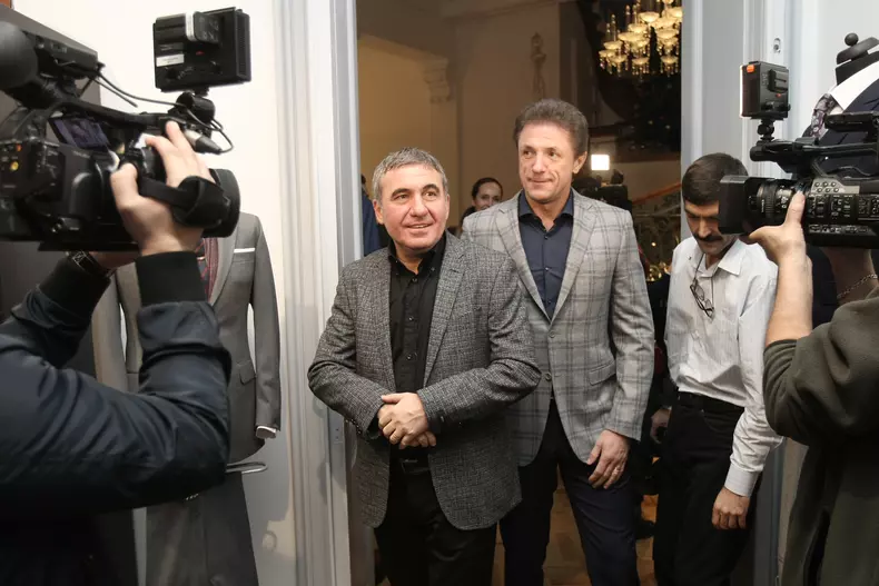 Hagi și Popescu   FOTO: Dumitru Angelescu