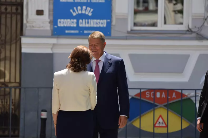 Klaus Iohannis, la recepția organizata de Ambasada Frantei in Romania