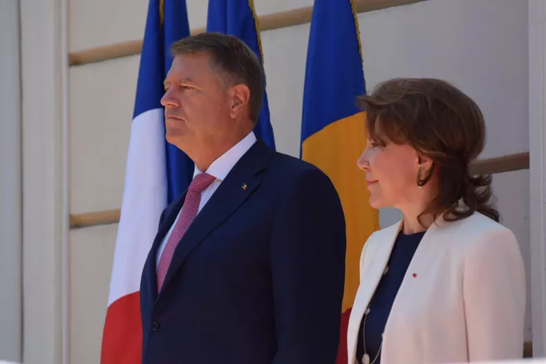 Klaus Iohannis, receptie Ziua Franței