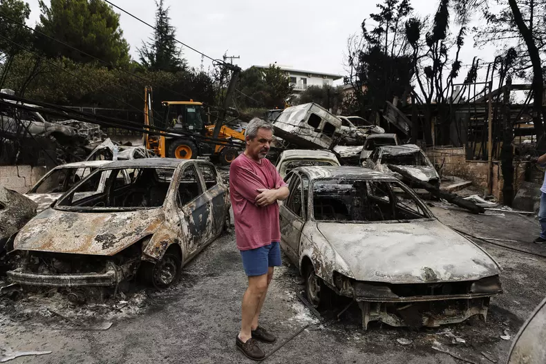 Incendii în Grecia