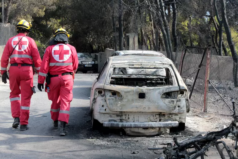 Incendii în Grecia