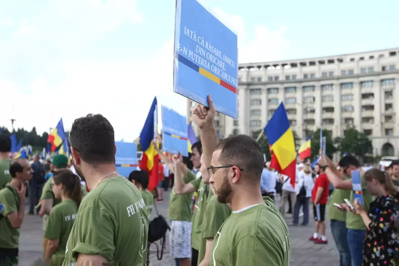 Protest în Bucureşti faţă de Codul Administrativ (4)