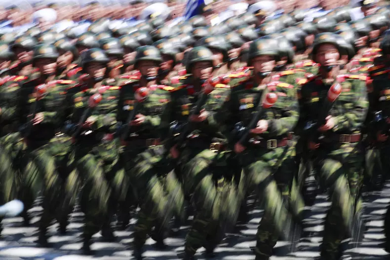 North Korea National Day and 70th anniversary of its Foundation parade